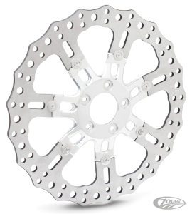 14" 7-valve Brake Rotor, Chrome (DE)