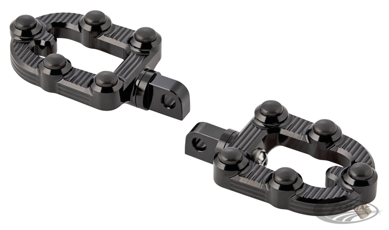 Ness MX Foot Pegs Black STD Male Mount (DE)