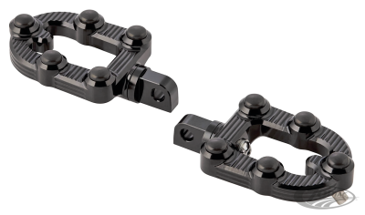 Ness MX Foot Pegs Black STD Male Mount (DE)