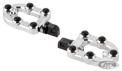 Ness MX Foot Pegs Chrome STD Male Mount