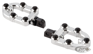 Ness MX PA Foot Pegs Chrome ST18-Up