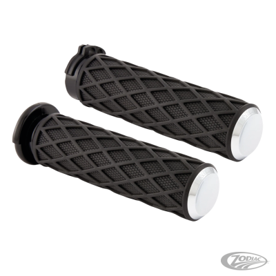 Black/Chrome Diamond Grips TBW