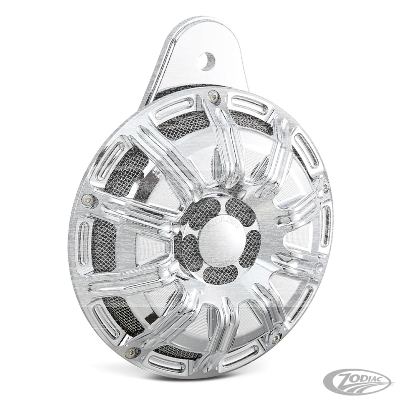 10-GAUGE HORN w/COVER XL91-UP CHROME (DE)