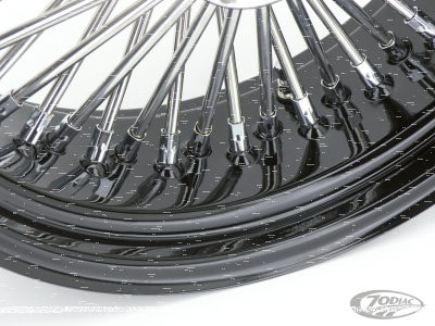 Black w/ chr nipples FD50   26x3.75 (DE)