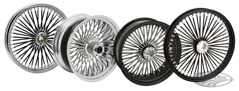 Black rim+hub Fat Daddy 16X3.5 50 (DE)