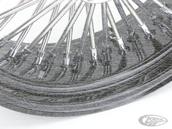 Black rim+hub Fat Daddy 50 23x3.5 (DE)