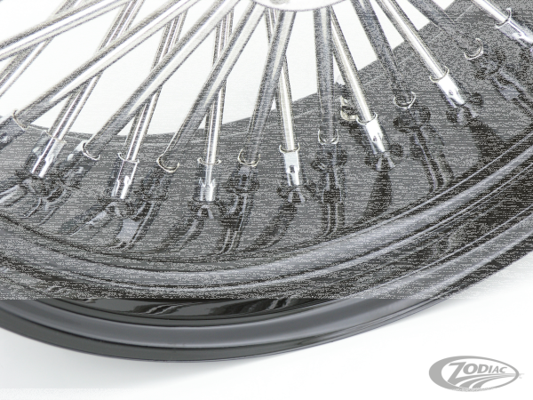 Black rim+hub Fat Daddy 18X3.5 50 (DE)