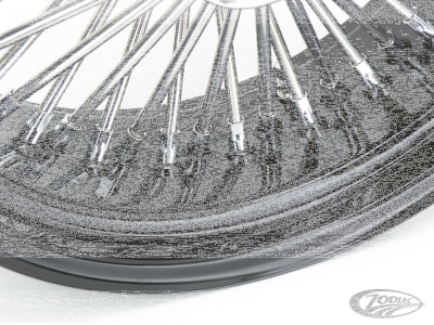 Black w/ chr nipples FD50  23x3.5 (DE)