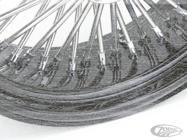 Black w/ chr nipples FD50 17X6" (DE)