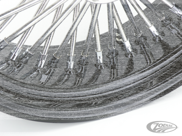 Black w/ chr nipples FD50 17X6" (DE)