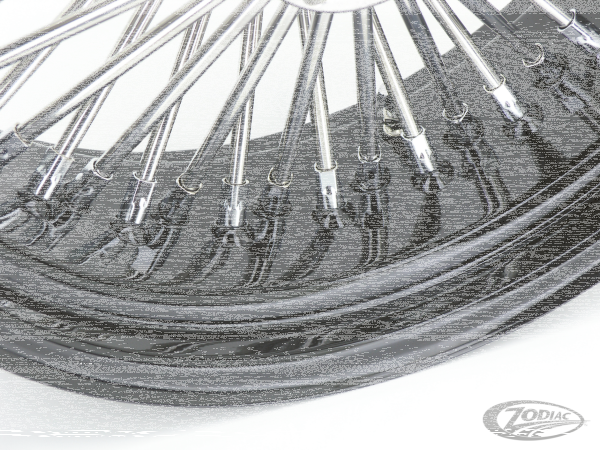 Black w/ chr nipples FD50  26x3.75 (DE)