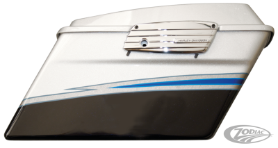 R/H SADDLEBAG SILVER/BLUE (DE)