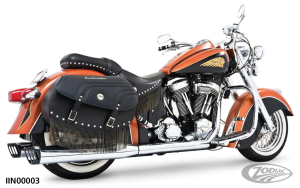 RACING 4" TRUE-DUALS INDIAN09-13 CH/BK (DE)