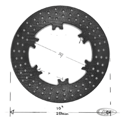 Floating Disc 10" NO floaters NO center (DE)