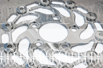 Matrix Brakes Button set, Clear Anodized (DE)