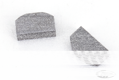 S&S Key, Woodruff, .188"x.500", 2-Pack (DE)
