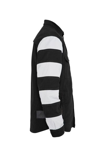 Motoshirt Prison Black/white 2