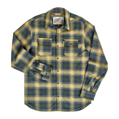 Biltwell Hi Test Flannel shirt moss Size S