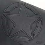 Texas Leather Star Swingarm Bag Black