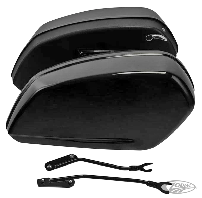 Gloss Black Saddlebags FXLRST22-Up (DE)