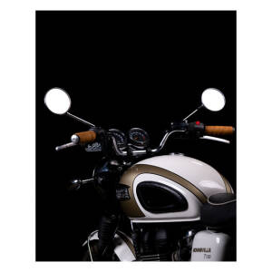 Trip Machine, leather handlebar grip wraps. Tan