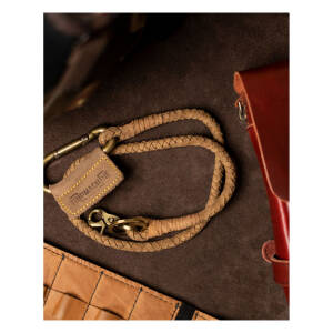 Trip Machine Braided key chain tobacco