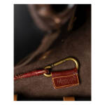 Trip Machine Braided key chain cherry red