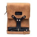 Trip Machine, Thigh bag / leg bag. Tobacco brown