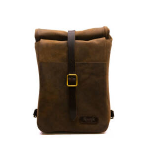 Trip Machine, Mini backpack/saddlebag 3.3 liter. Tobacco