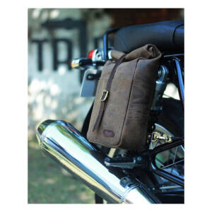 Trip Machine, Mini backpack/saddlebag 3.3 liter. Tobacco
