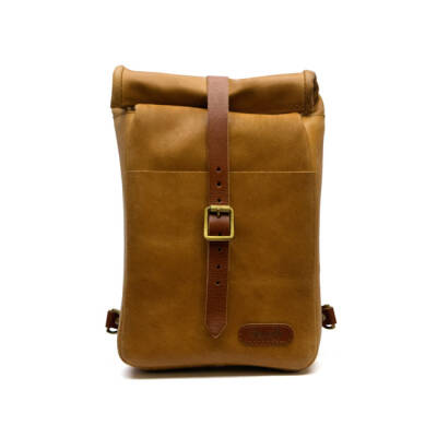Trip Machine, Mini backpack/saddlebag 3.3 liter. Vintage tan