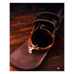 Trip Machine Sunglasses case tobacco