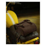 Trip Machine, tank and tail bag. 4.4 liter. Tobacco brown