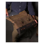 Trip Machine, Outlaw saddlebag. Tobacco brown