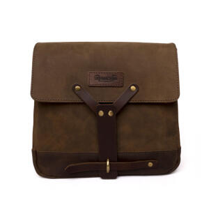 Trip Machine, Messenger bag. Tobacco brown
