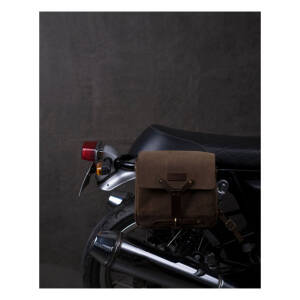 Trip Machine, Messenger bag. Tobacco brown