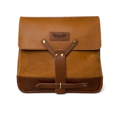 Trip Machine, Messenger bag. Vintage tan