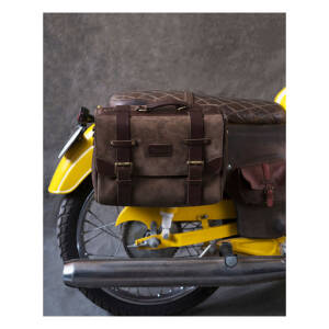 Trip Machine, Warrior saddlebag. Tobacco brown