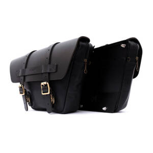 Trip Machine, Wingman side panel bag set. Black