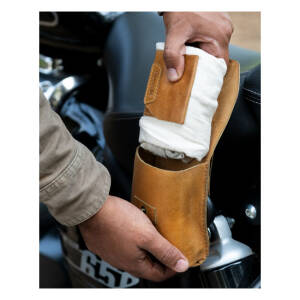 Trip Machine Trooper helmet bag vintage tan