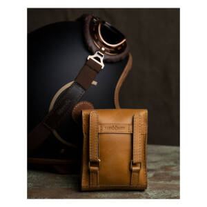 Trip Machine Trooper helmet bag vintage tan