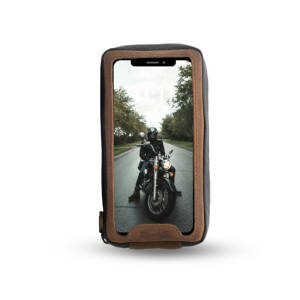 Trip Machine, Navigator bag. Tobacco brown