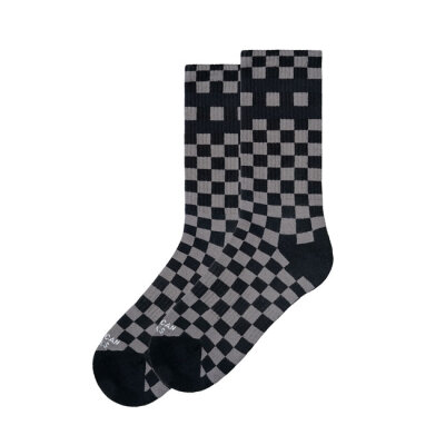 American Socks Mid high Checkerboard Grey socks One size fits most; 20 cm