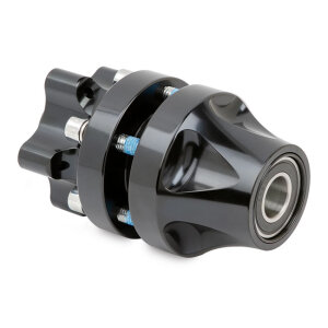 Arlen Ness, wheel hub front. Black SF