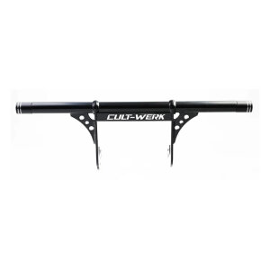 Cult-Werk, crashbar "Clubstyle". Front. Black