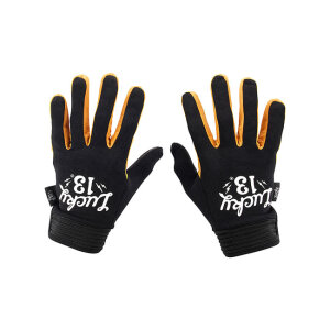 Lucky 13 Shocker gloves black/yellow Size XL