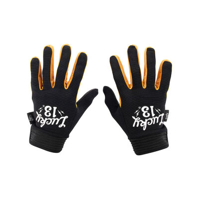 Lucky 13 Shocker gloves black/yellow Size 2XL