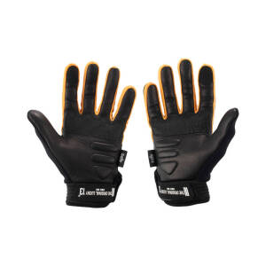 Lucky 13 Pirate Skull gloves black /yellow Size S