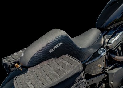 Seat Slyfox Blk Vinyl W/slipst
