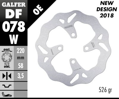 Brake Disc Wave Fixed